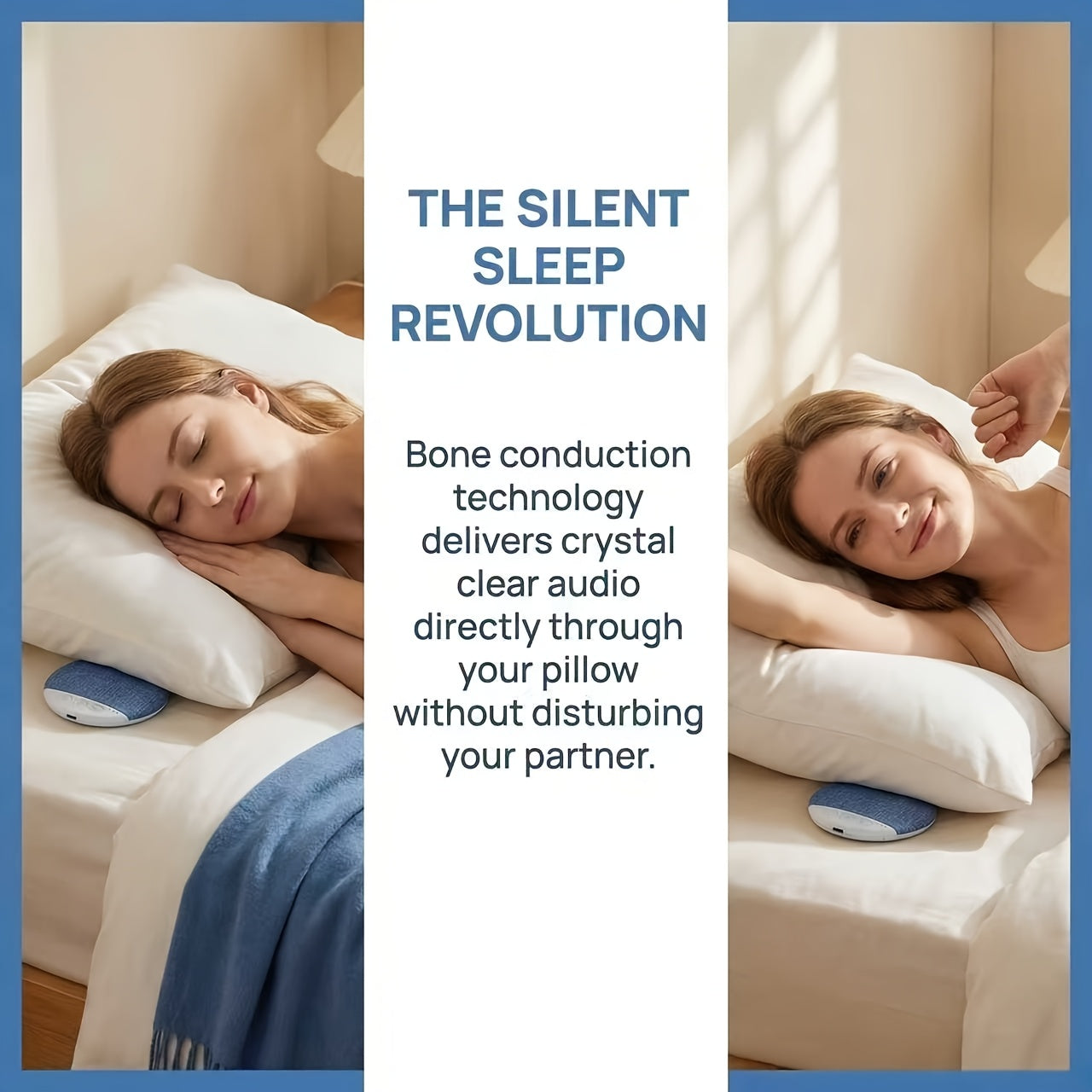 🔥Last Day Promotion 49% OFF🔥 Wireless Pillow Speaker - Bone Conduction Technology