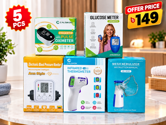 5-in-1 Health Monitoring Combo – Complete Home Care Kit