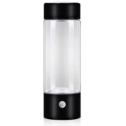 Hydrogen Water Bottle 420ml – Portable Hydrogen Rich Water Generator with USB Rechargeable Electrolysis Technology