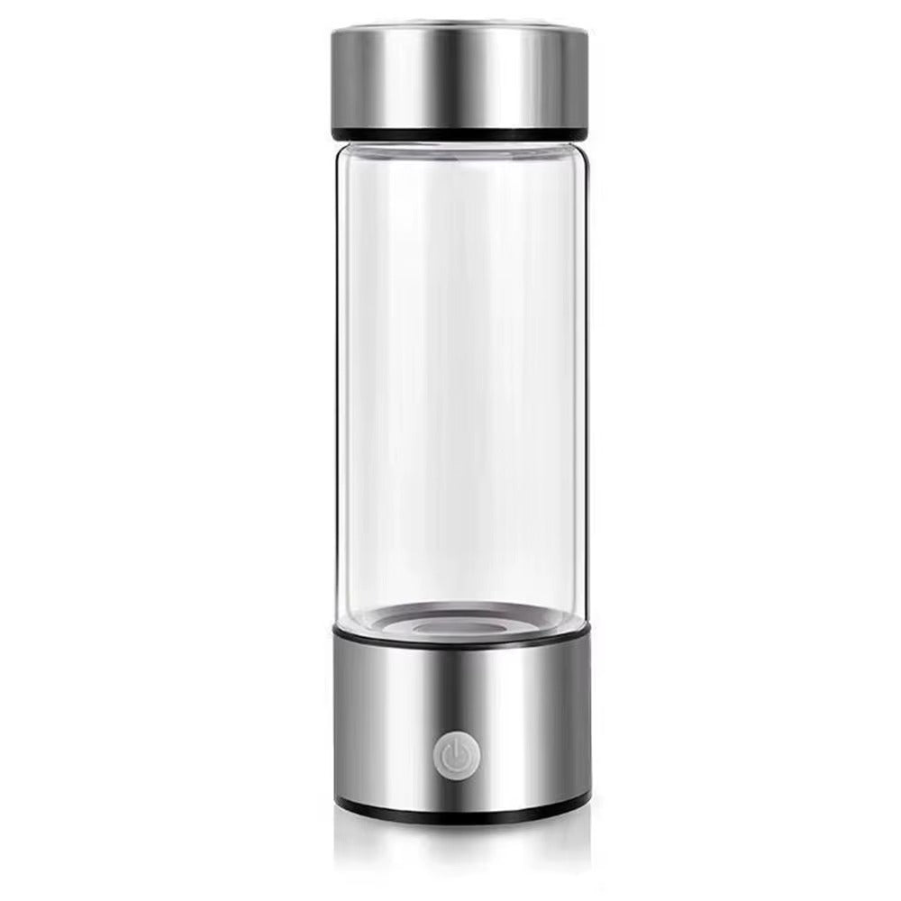 Hydrogen Water Bottle 420ml – Portable Hydrogen Rich Water Generator with USB Rechargeable Electrolysis Technology