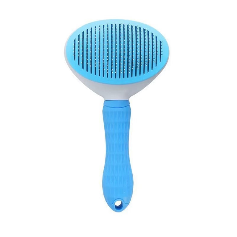 Self Cleaning Pet Grooming Brush – Cat & Dog Hair Remover
