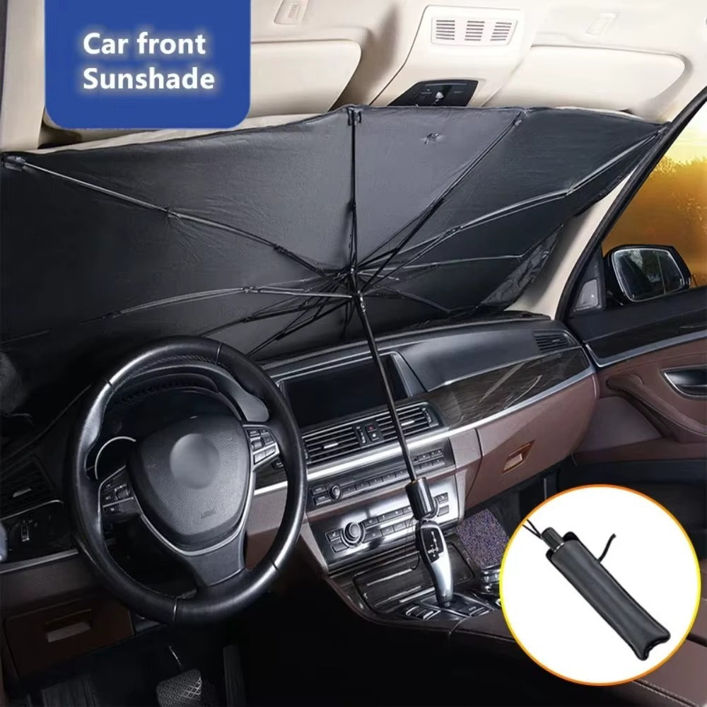 Car Sun Shade Umbrella – UV Protection Windshield Cover | Foldable Heat Shield for Cars & SUV