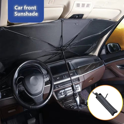 Car Sun Shade Umbrella – UV Protection Windshield Cover | Foldable Heat Shield for Cars & SUV