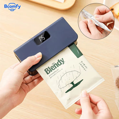 🔥 Seal & Save Freshness Instantly – 2-in-1 Mini Bag Sealer
